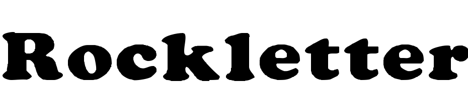 Rockletter Simple cкачати шрифт безкоштовно